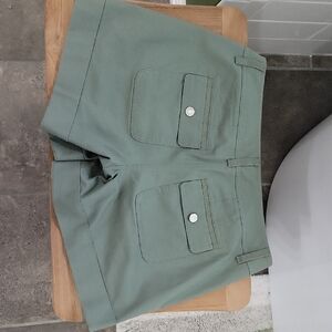White House Black Market Olive Shorts